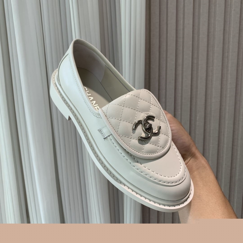 Ch*el leather shoes